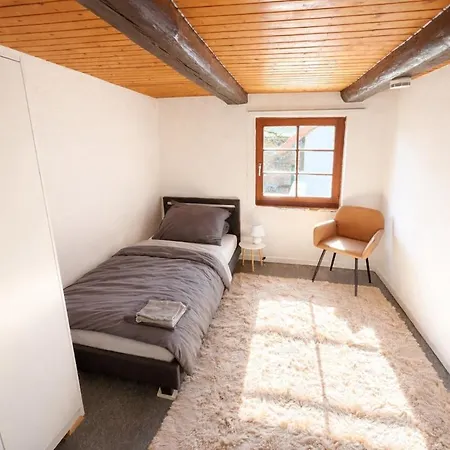 Apartament Ganze Wohnung, 8 Einzelzimmer, Wlan & Parkplatz